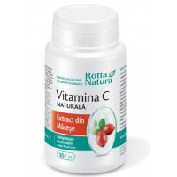 Vitamina c 100% cu extract de macese masticabila