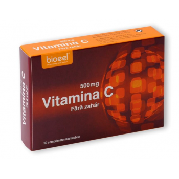 Vitamina c 500 mg, fara zahar 30 cpr BIOEEL
