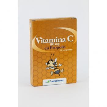 Vitamina c cu propolis- adulti 20 cpr AMNIOCEN