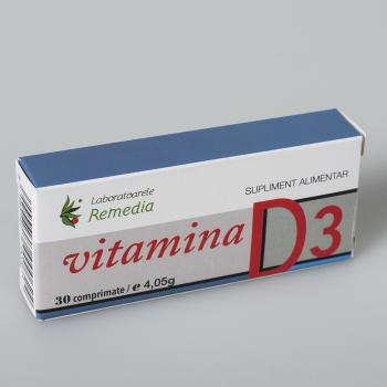Vitamina d3 600ui 30 cpr REMEDIA