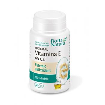 Vitamina e naturala 45 u.i. 30 cps ROTTA NATURA