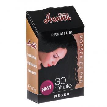 Vopsea de par premium negru 60 gr HENNA SONIA