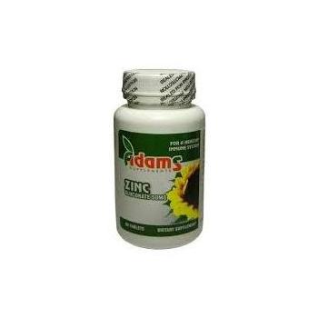 Zinc gluconate 50 mg 60 tbl ADAMS SUPPLEMENTS